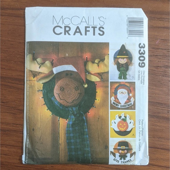 6 NEW McCall's Crafts Patterns Variety - Picture 7 of 7